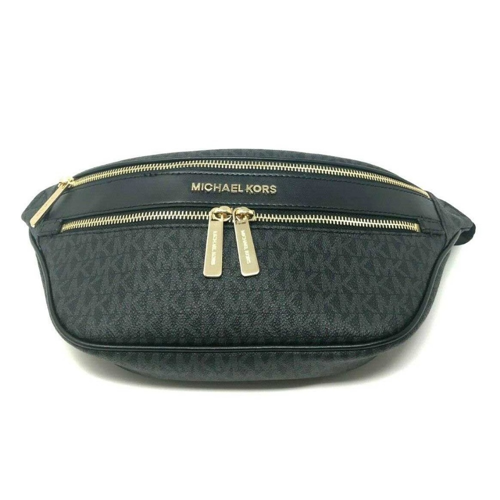 Michael Kors Kenly Women Medium Sport Bag Black - Picture 4 of 5